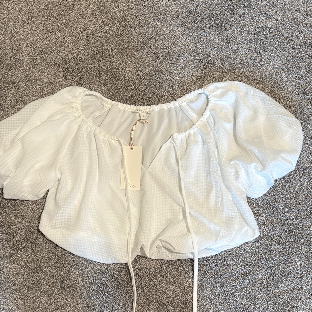 Cropped Bubble Top